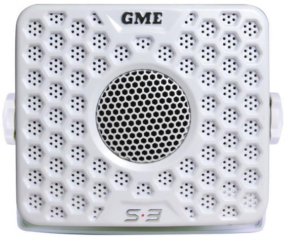 GME GR300 AM FM VHF Marine Radio reciever+ 2 Speakers White