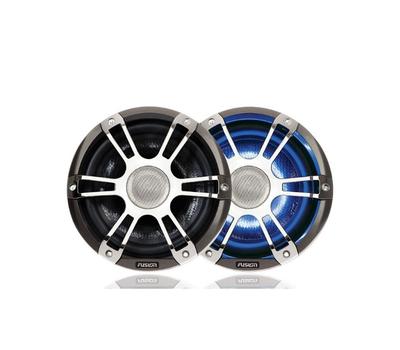 image of Fusion 6.5"- 7.7" Coaxial Sports Chrome Marine Speaker with LED's