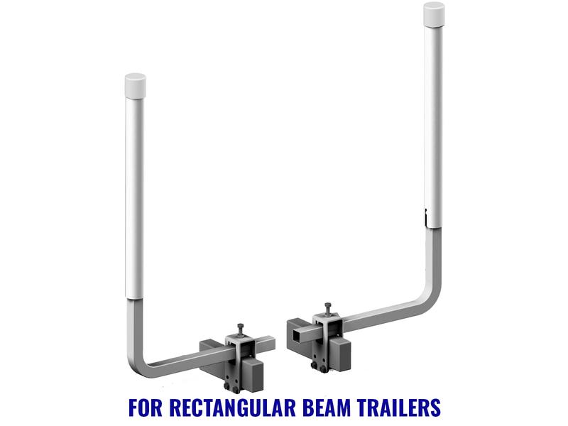 product image for Oceansouth Boat Trailer Guide Poles for rectangle beams