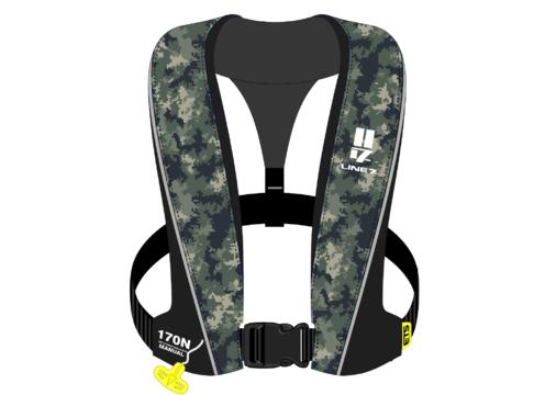 gallery image of Line 7 Camo Inflatable Lifejacket 170N Adult