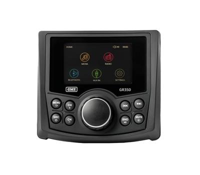 image of GME GR350BTB AM/FM Marine Stereo with Bluetooth & USB/AUX Input