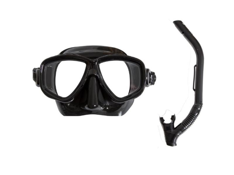 product image for Pro Dive Adult Twin Lens Silicone Mask & Snorkel Set