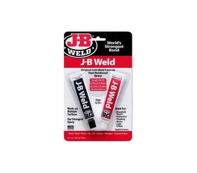 image of JB Weld Cold Weld Steel Epoxy Twin 28.4grm Tubes