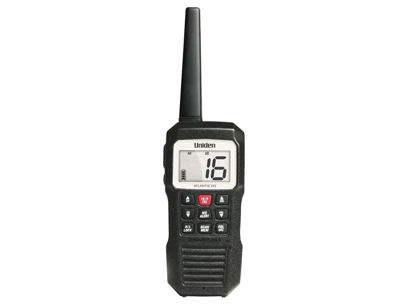 product image for Uniden Atlantis 155NZ, 3 Watt VHF Handheld Radio, W/Proof, Floating, Single