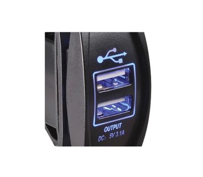 image of Narva Switch Dual USB 2 Port 5V 3.1A