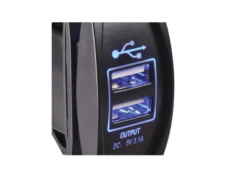 product image for Narva Switch Dual USB 2 Port 5V 3.1A