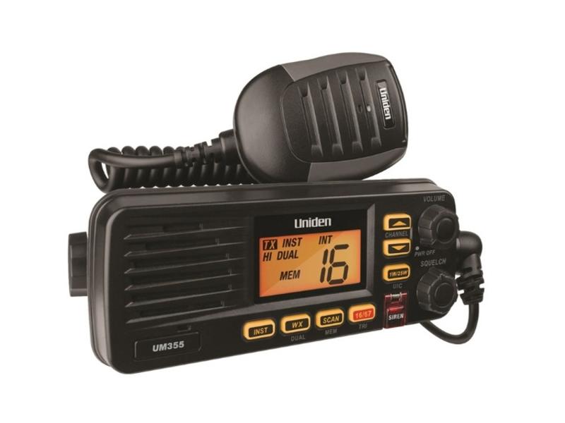 product image for Uniden UM355, 25W Fixed Mount VHF Radio, Black